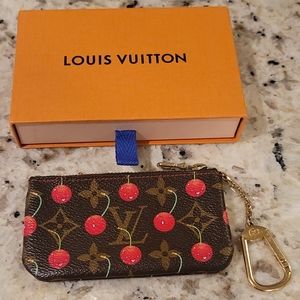RARE Louis Vuitton cherry key pouch